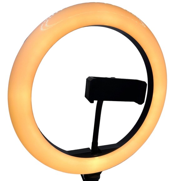 10" LED Ring Light Selfie Influencer  with Tripod Stand & Phone Holder  & Remote - Picture 8 of 12